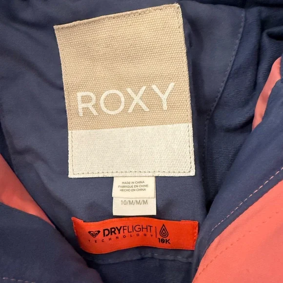 Roxy Navy and Pink Jacket - Picture 2 of 3